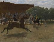 Edgar Degas The False Start, painting